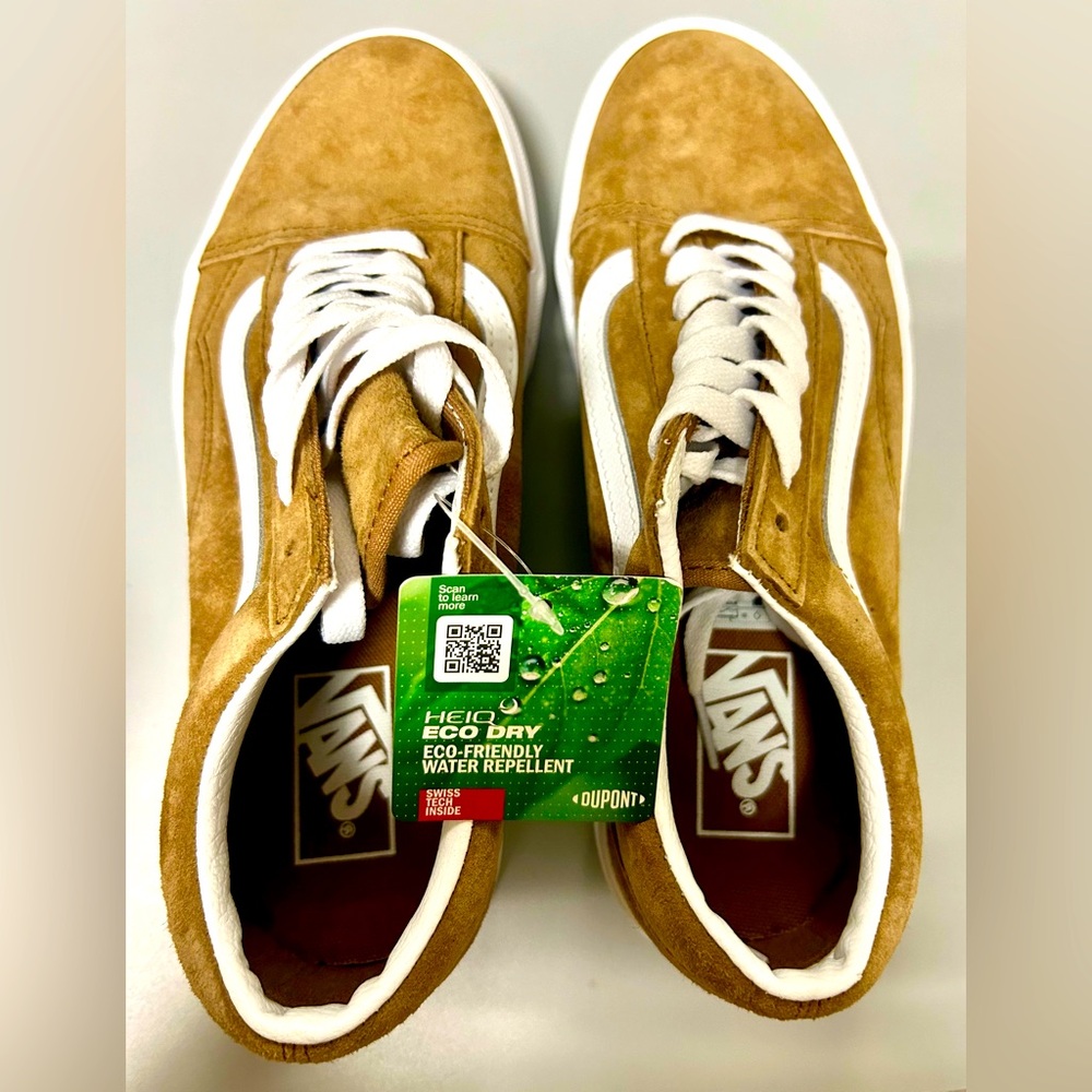 Vans Tan Suede Womens Old Skool Shoes